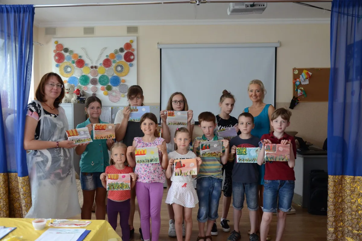 ІНТУЇТИВНЕ МАЛЮВАННЯ В ФОНДІ “КАРІТАС-КИЇВ”